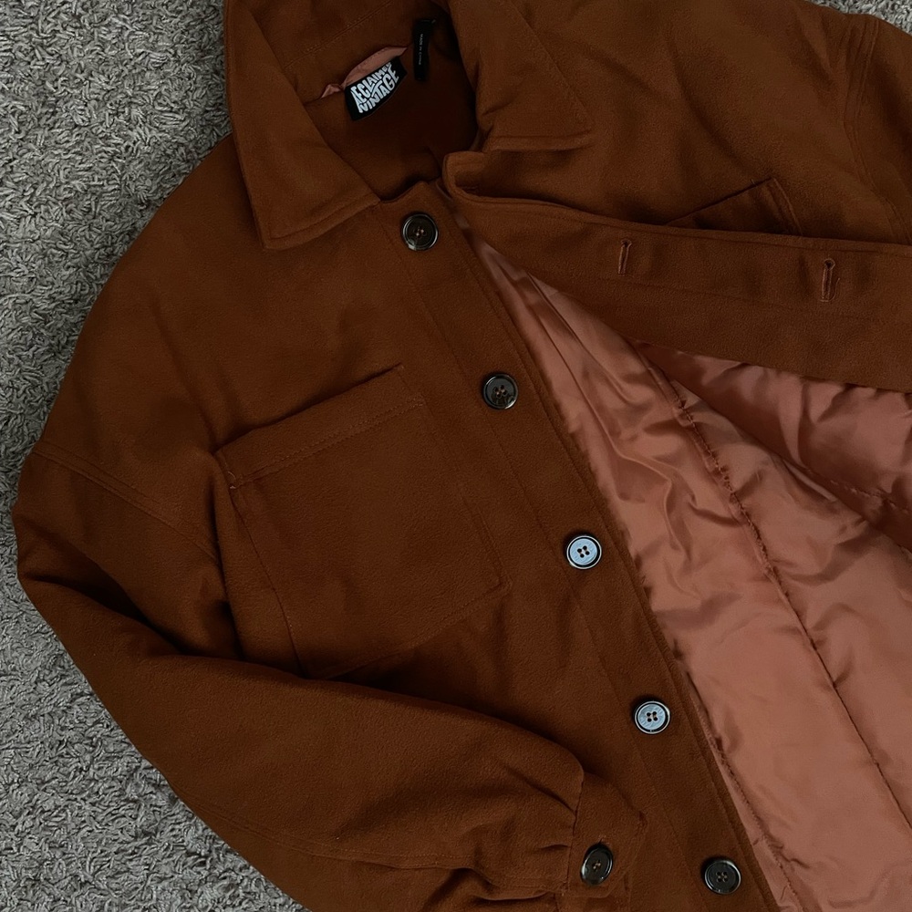 Reclaimed Vintage Brown Shacket/Coat Jacket